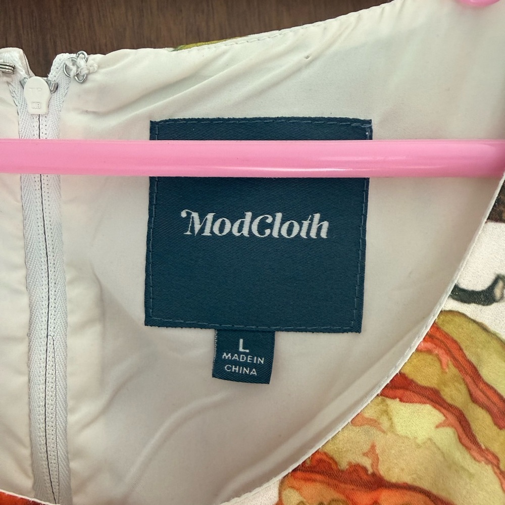 ModCloth Pumpkin Gourd Dress-Size L - Picture 6 of 10